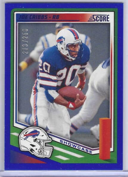 Joe Cribbs 25 Score Showcase 213/250