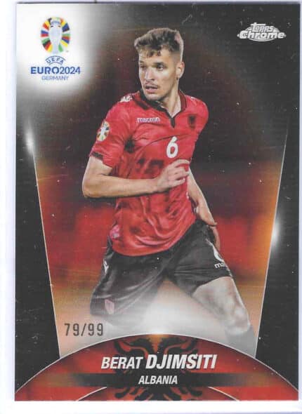 Berat Djimsiti 24 Topps Euro Color Match Refractor 79/99