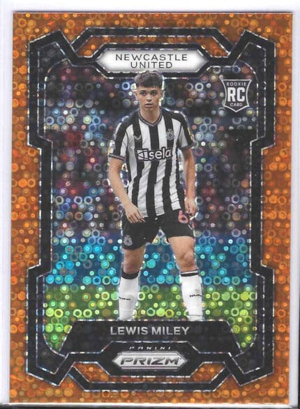 Lewis Miley 23-24 Prizm PL Breakaway Orange Rookie