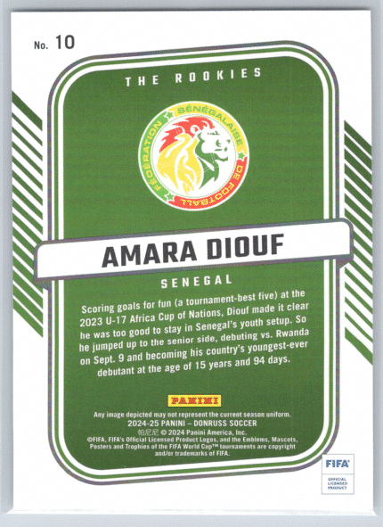 10 Amara Diouf Senegal bak