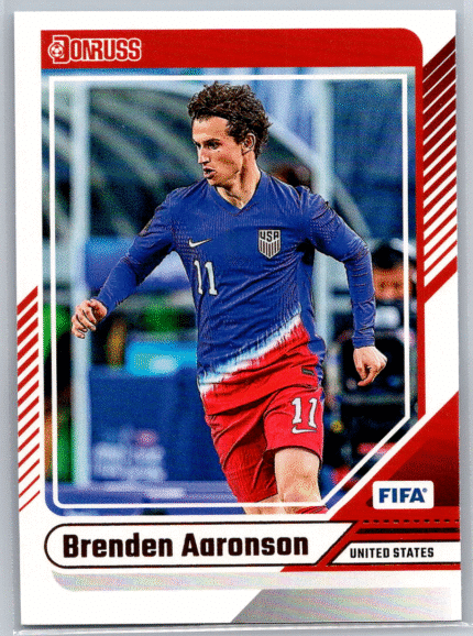 Brenden Aaronson 24-25 Donruss Base No 11