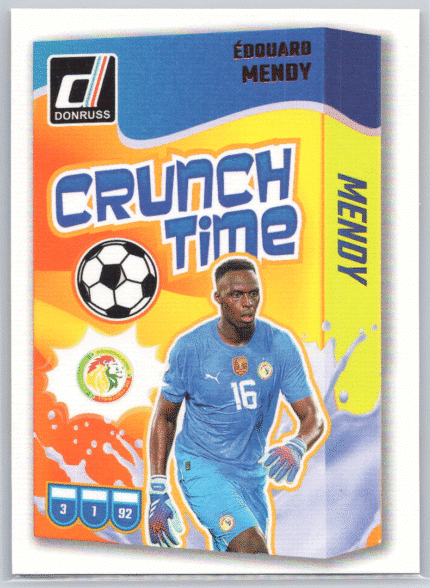 Edouard Mendy 24-25 Donruss Crunch Time No 14