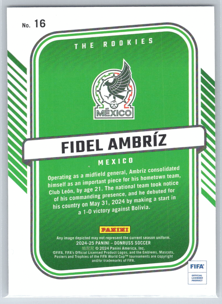 16 Fidel Ambriz Mexico bak