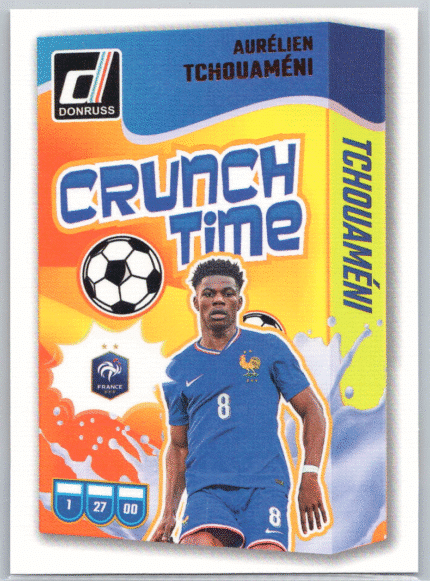 Aurelien Tchouameni 24-25 Donruss Crunch Time No 18