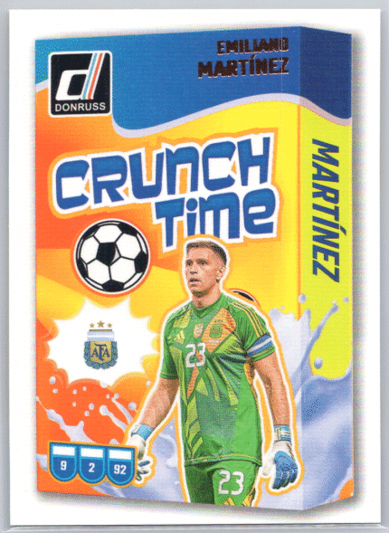 Emiliano Martinez 24-25 Donruss Crunch Time No 19