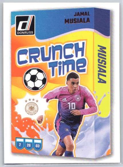 Jamal Musiala 24-25 Donruss Crunch Time No 23