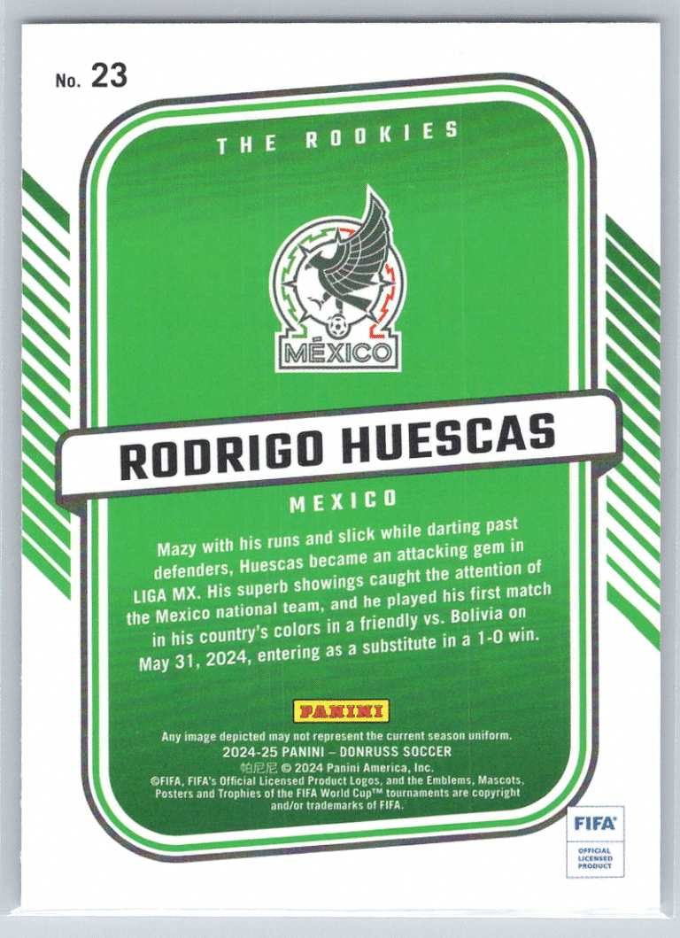 23 Rodrigo Huescas Mexico bak