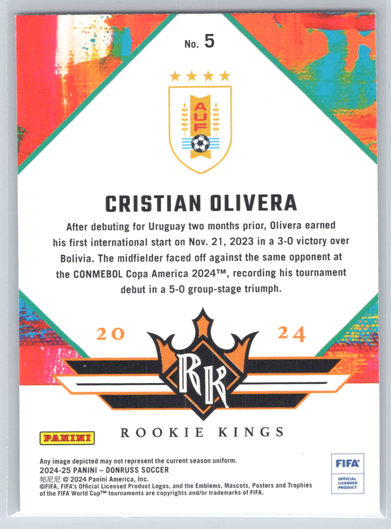 5 Cristian Olivera Uruguay bak