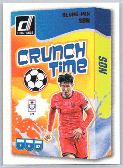 Heung-Min Son 24-25 Donruss Crunch Time No 5