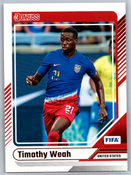 Timothy Weah 24-25 Donruss Base No 7