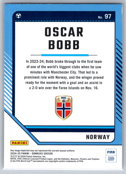 97 Oscar Bobb Norway bak