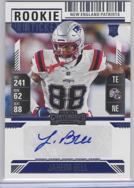 2024 Panini Contenders Jaheim Bell Rookie Ticket Auto