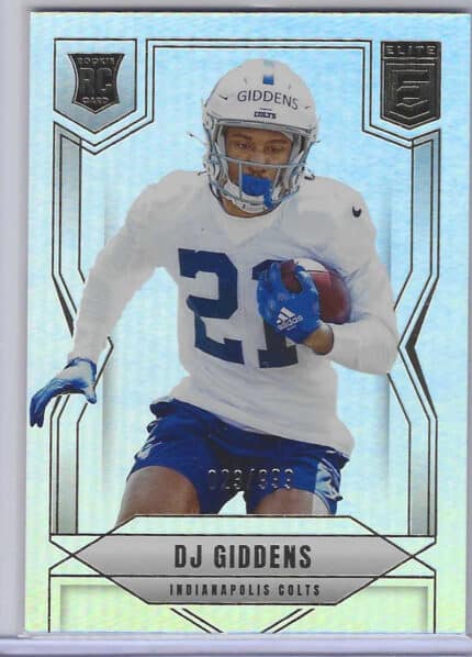 2025 Donruss Elite DJ Giddens 130/999 Rookie
