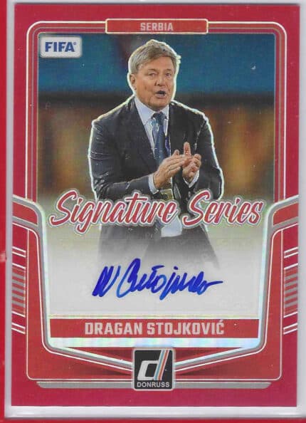 Dragan Stojkovic 24-25 Donruss Signature Series Red 10/49