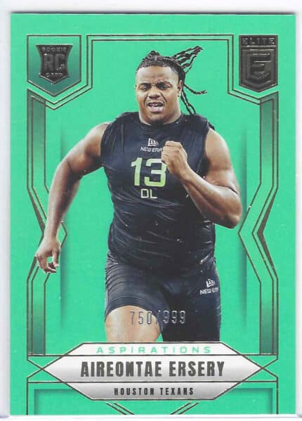 2025 Donruss Elite Aireontae Ersery Lime Green 750/999 Rookie