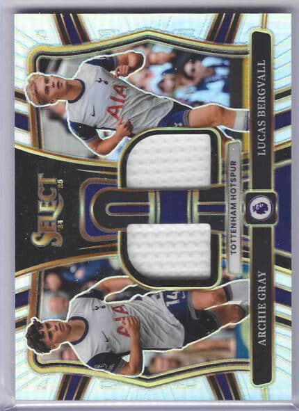 Archie Gray/Lucas Bergvall 24-25 Select Premier League Dual Swatches