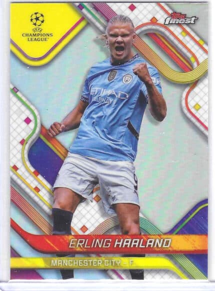 Erling Haaland 24-25 Topps Finest Refractor