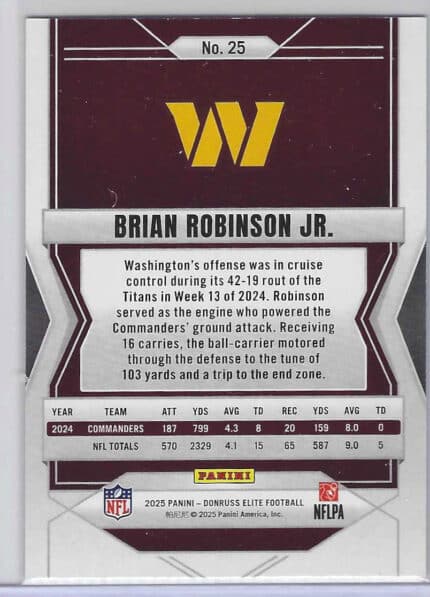 Robinson jr matrix bak