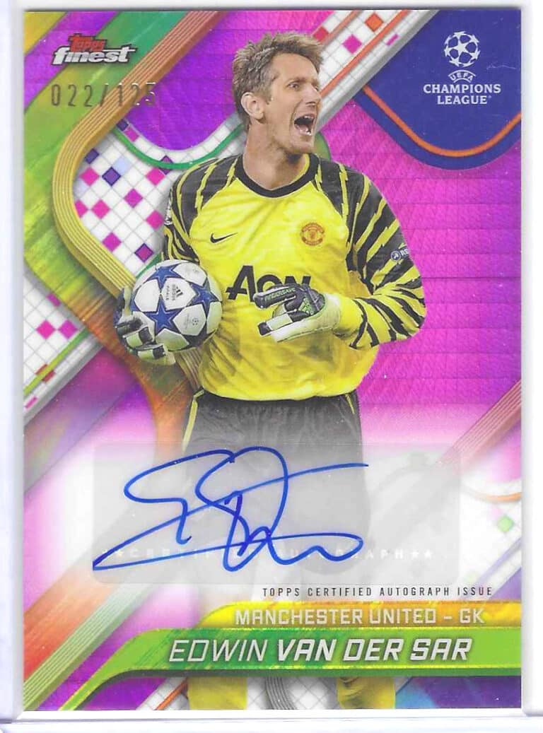 Van der sar topps finest auto