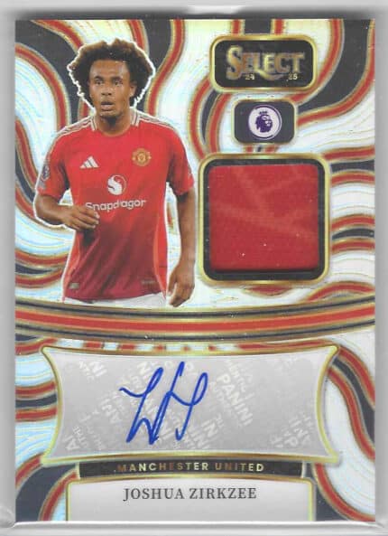Joshua Zirkzee 24-25 Select Premier League Autographed Memorabilia