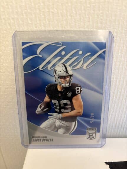 2025 Panini Donruss Elite - Brock Bowers Elitist blue 04/75 Las Vegas Raiders