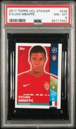 2017 Panin2017 Panini UCL #248 Kylian Mbappe RC Rookie PSA 8 - Bilde 2