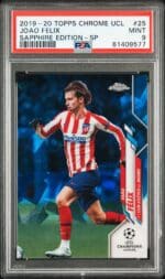 Topps 2019 Joao Felix SP SAPPHIRE EDITION PSA 9 SP - Bilde 3