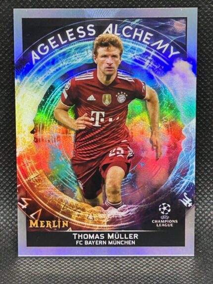 Thomas Müller "Ageless Alchemy" Topps UEFA CHampions League Merlin Chrome 2021/22