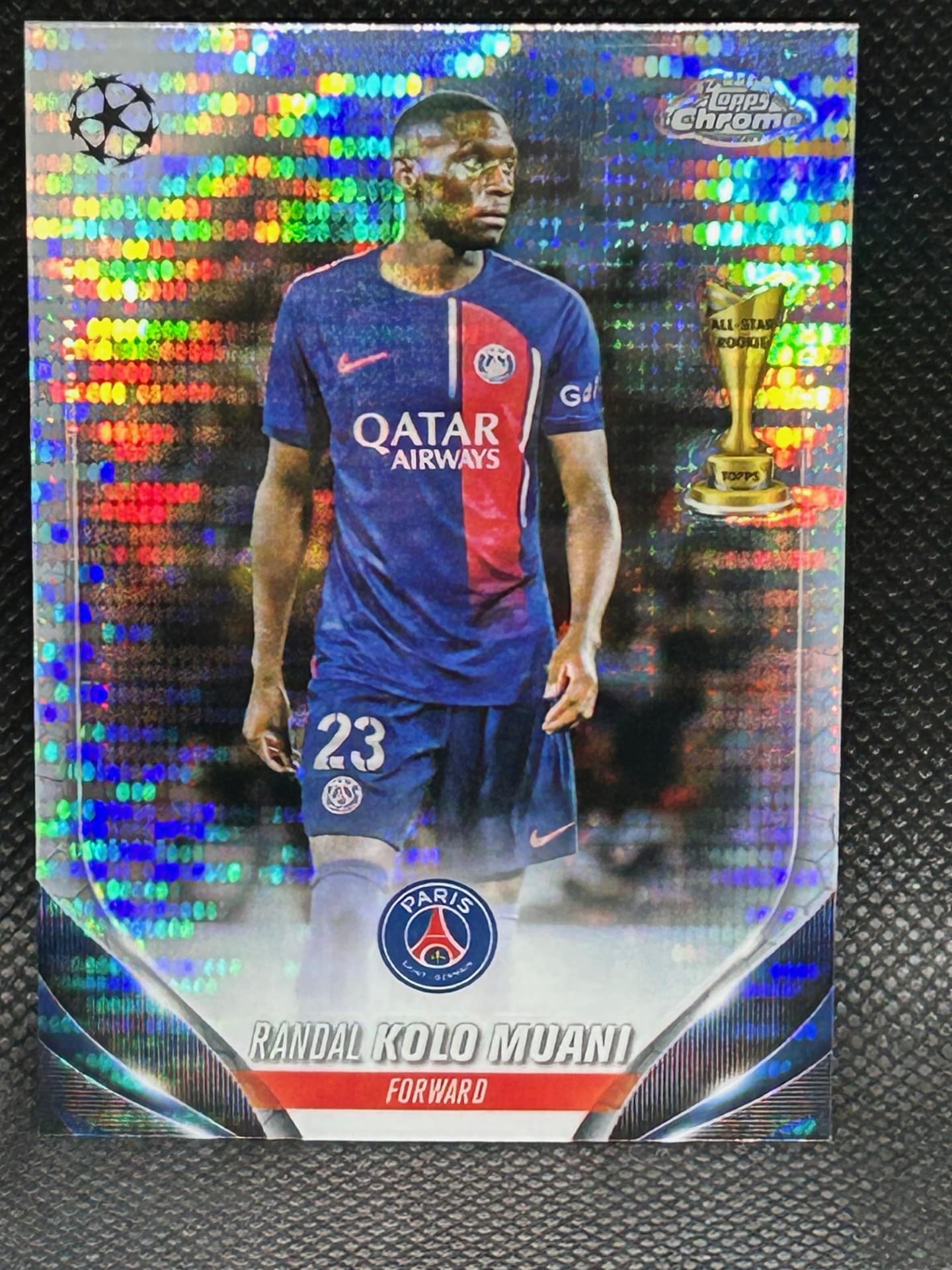 thumbnailIMG2900 Randal Kolo Muani Topps Chrome UEFA Club Competitions Refractor 2024 PSG N70