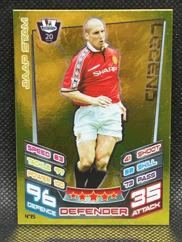 Jaap Stam "Legend" Premier League 20 Topps Manchester United #475