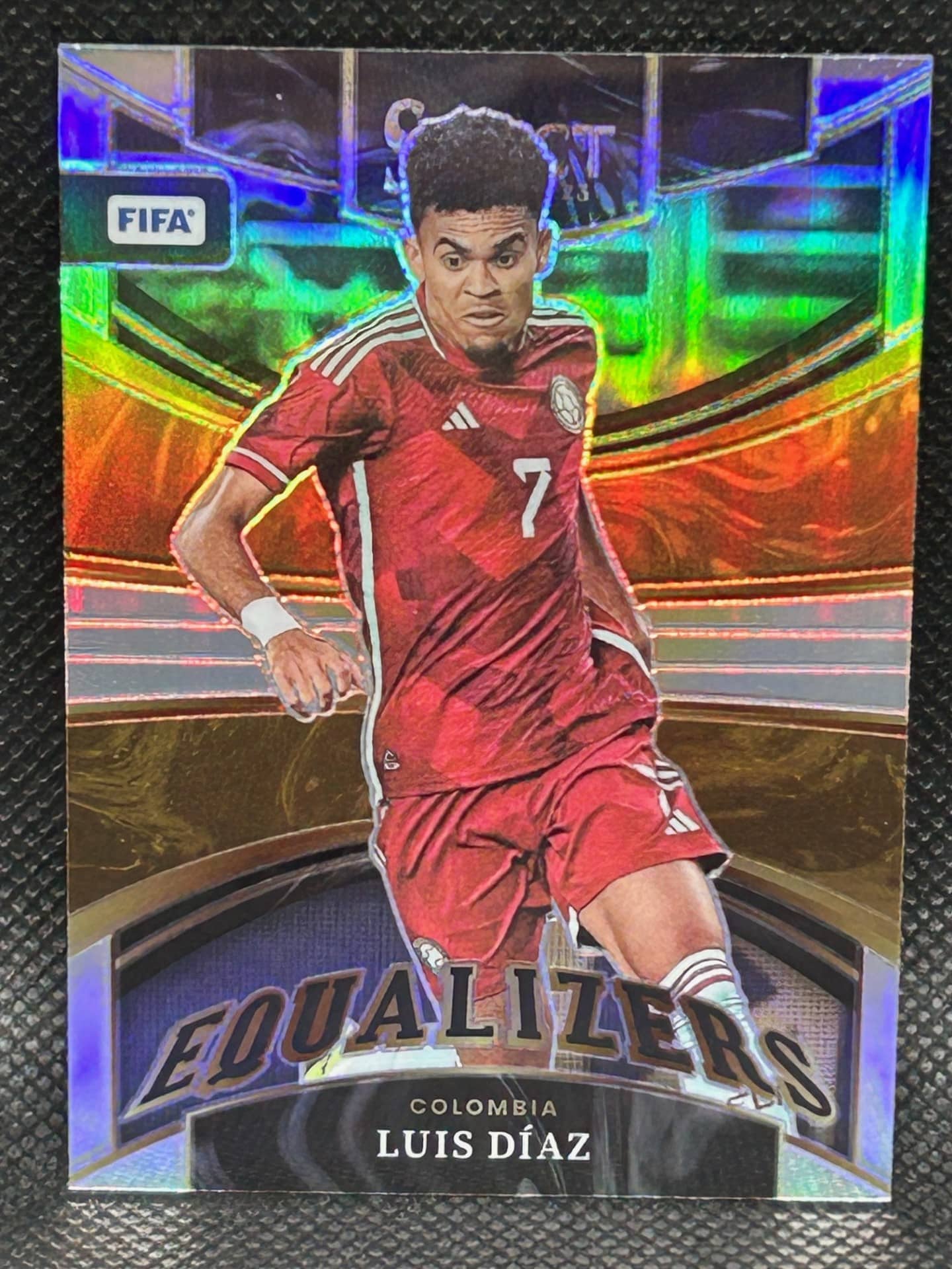thumbnailIMG2912 Luis Diaz "Equalizers" Panini Select FIFA Soccer 2022/23 Silver Prizm Colombia #23