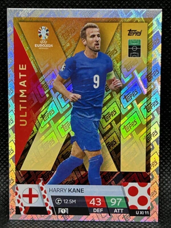 Harry Kane "Ultimate" Topps Match Attax UEFA Euro 2024 N: U XI 11 England