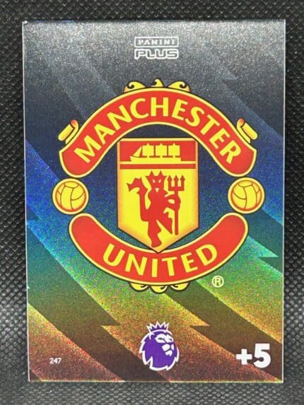 Manchester United Badge Panini Adrealyn XL Plus Premier League 2024 N: 247