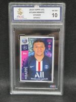 2019 Topps UCL STICKER Kylian Mbappe N:382 Gradert MGC 10 PSG France