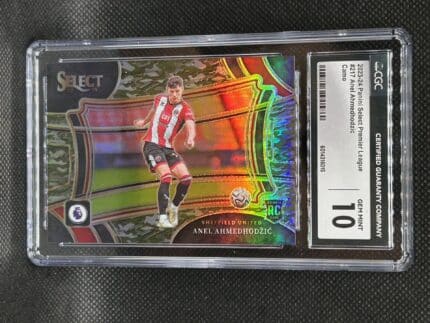 2023/24 Panini Select Premier League Anel Ahmedhodzic Sheffield United Camo Gradert Gem Mint 10 CGC Nummerert 020/175 N:217 RC