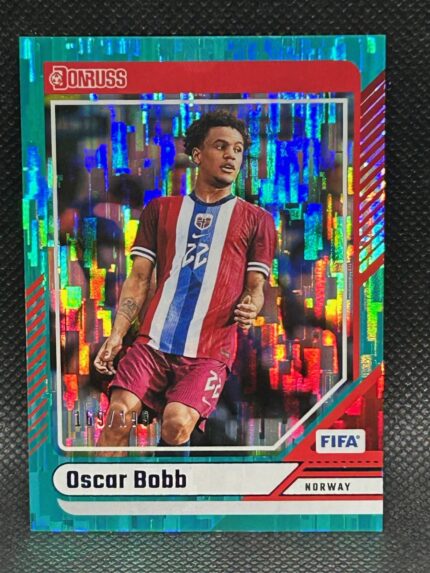 Oscar Bobb 2024/25 Donruss Base Teal Number 169/199 #97 Norway