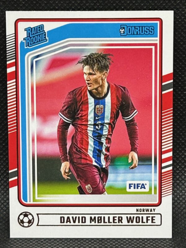 David Møller Wolfe Rated Rookie 2024/25 Donruss Base #197 Norway