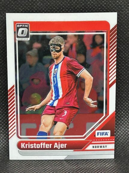 Kristoffer Ajer 2024/25 Donruss Base Optic Diamond Parallel #93 Norway
