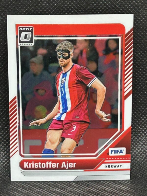 Kristoffer Ajer 2024/25 Donruss Base Optic Diamond Parallel #93 Norway