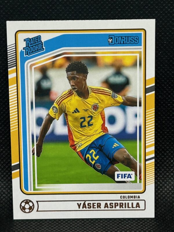 Yaser Asprilla Donruss 2024/25 Rated Rookie Base #177