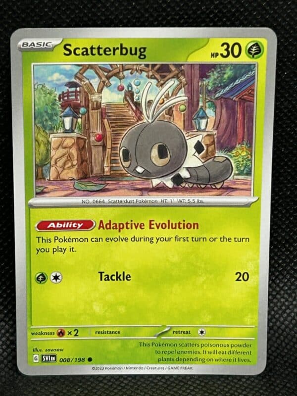 Scatterbug SV1EN Scarlet & Violet 008/198