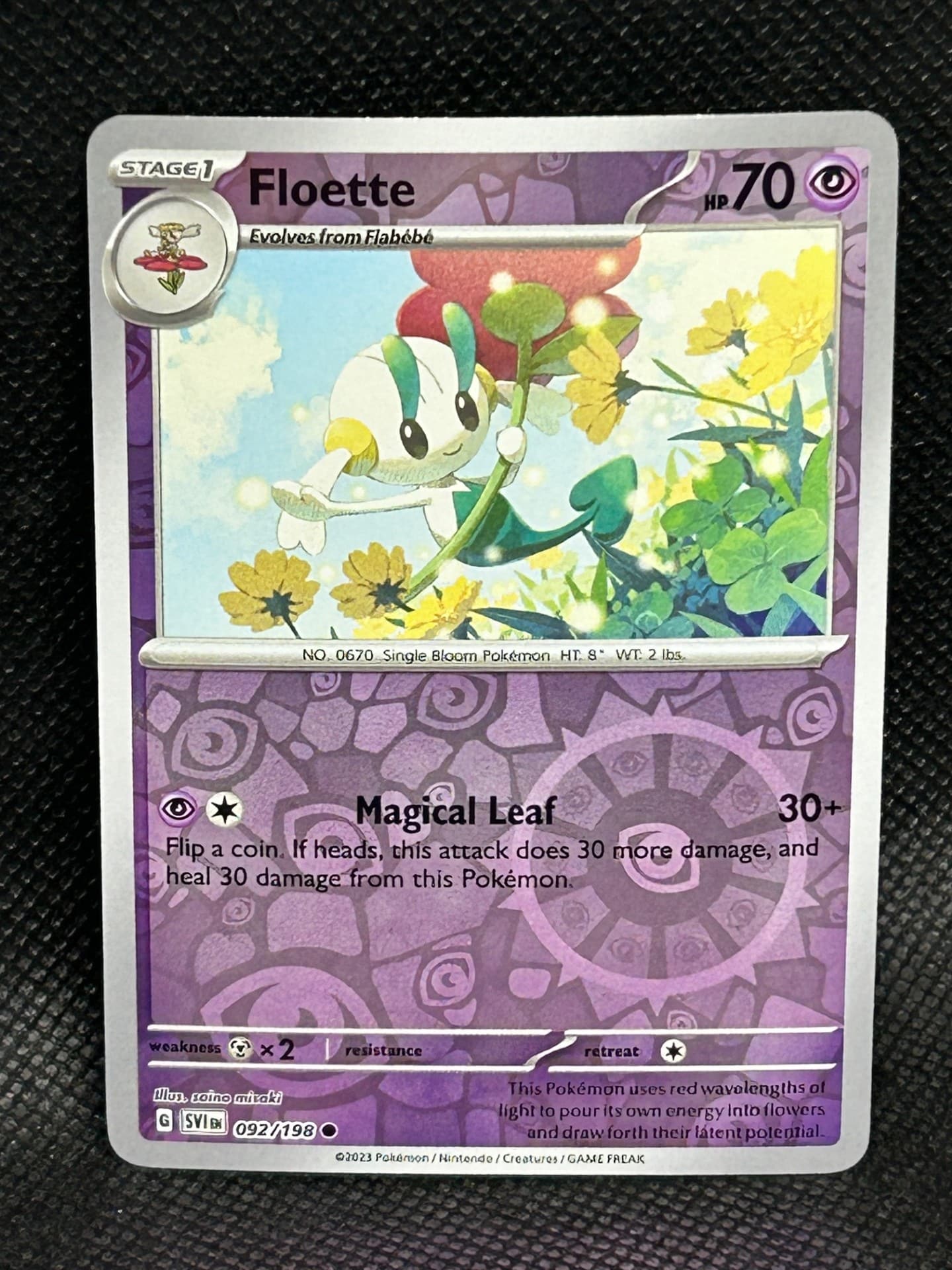 thumbnailIMG3252 Floette Reverse Holo SV1EN Scarlet & Violet 092/198