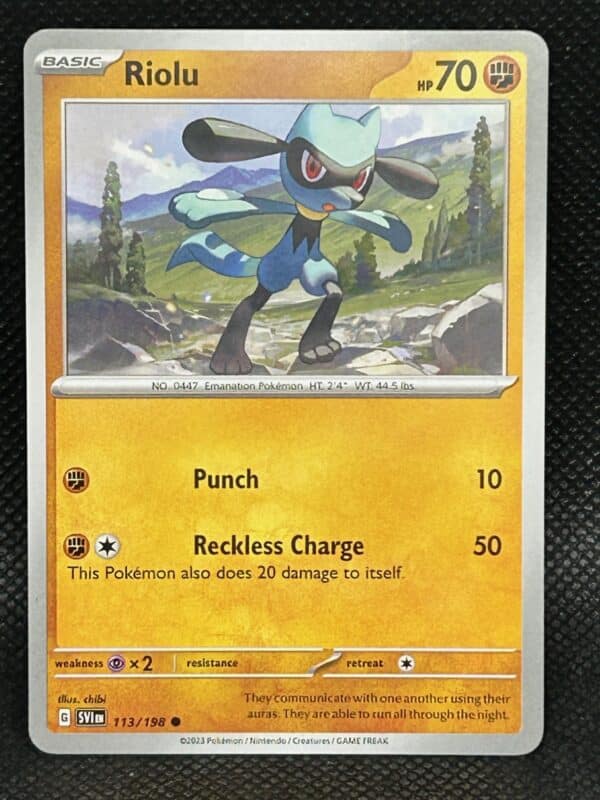 Riolu SV1EN Scarlet & Violet 113/198