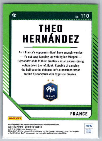 110 Theo Hernandez France bak
