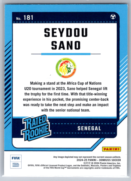 181 Seydou Sano Senegal bak