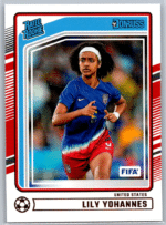 Lily Yohannes 24-25 Donruss Rated Rookies No 183