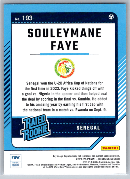 193 Souleymane Faye Senegal bak 1