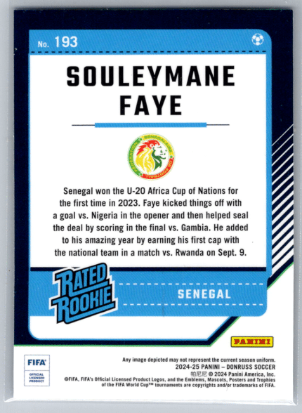 193 Souleymane Faye Senegal bak