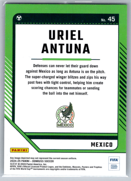 45 Uriel Antuna Mexico bak